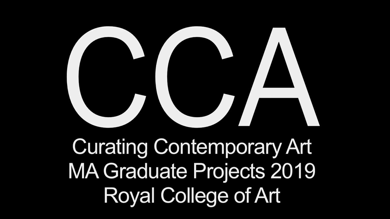 MA Curating Contemporary Art 2019
