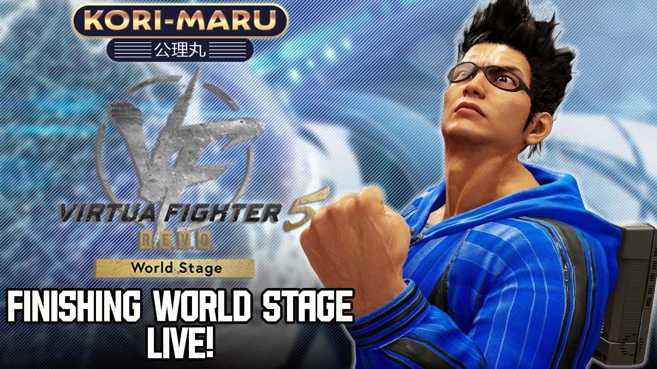 Finishing World Stage Mode & Chatting VF | Virtua Fighter 5 R.E.V.O. World Stage LIVE!