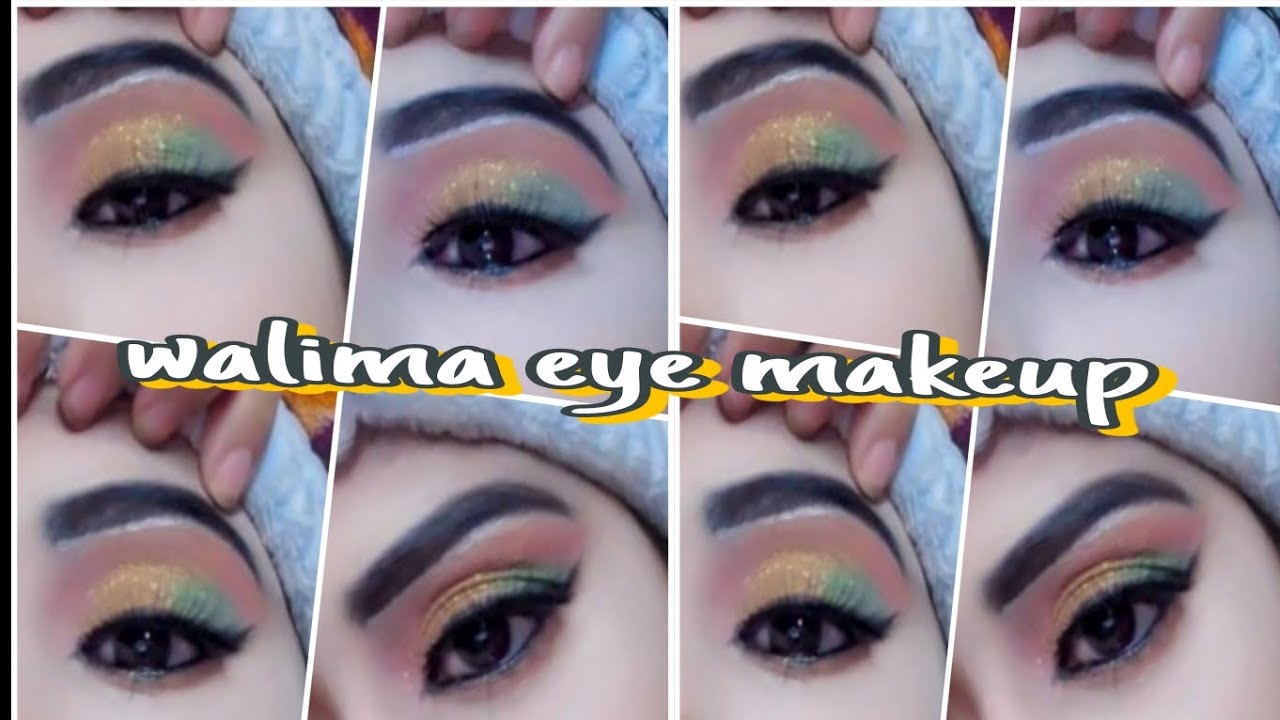 Royal Golden Eye Makeup Tutorial for Walima Bride