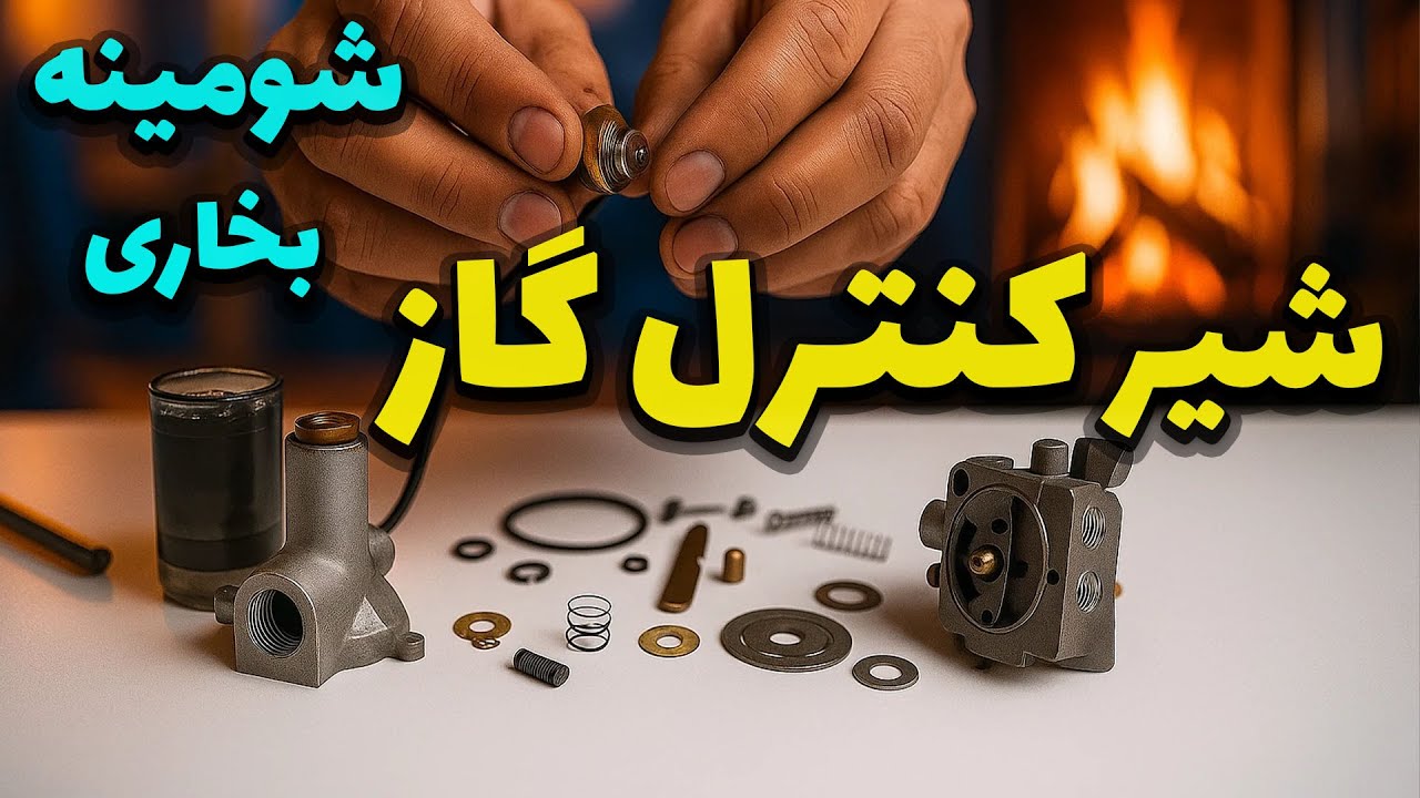 آموزش تعمیر شیر کنترل گاز بخاری و شومینه.تعویض سیم پیزو یا سیم جرقه زن