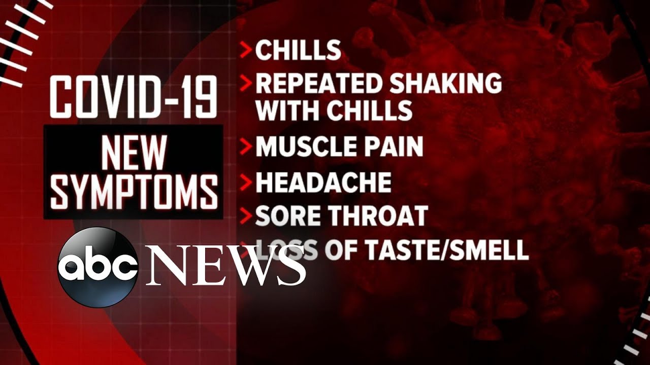 CDC updates its list of coronavirus symptoms l ABC News