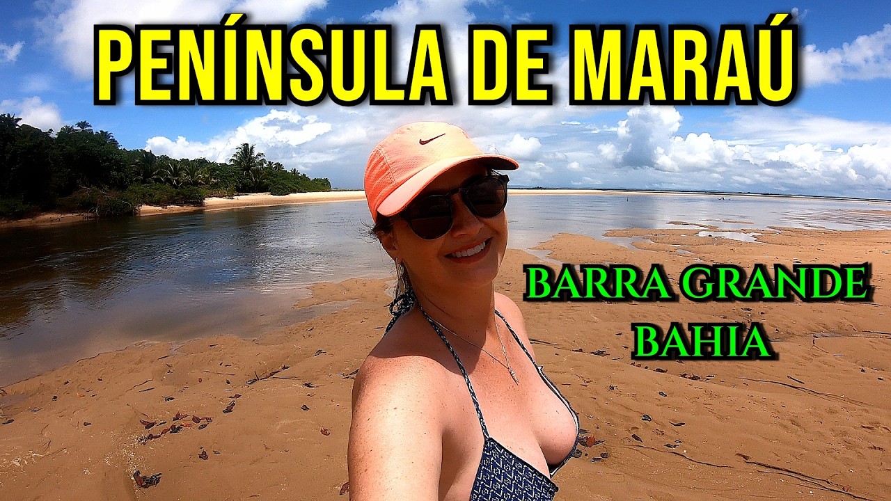 Um dia explorando Barra Grande, Bahia... OLHA onde esse rio encontra o mar!