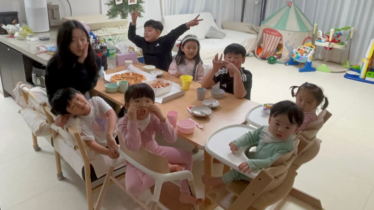 예쁜언니오빠들 우리집에 놀러온날💕