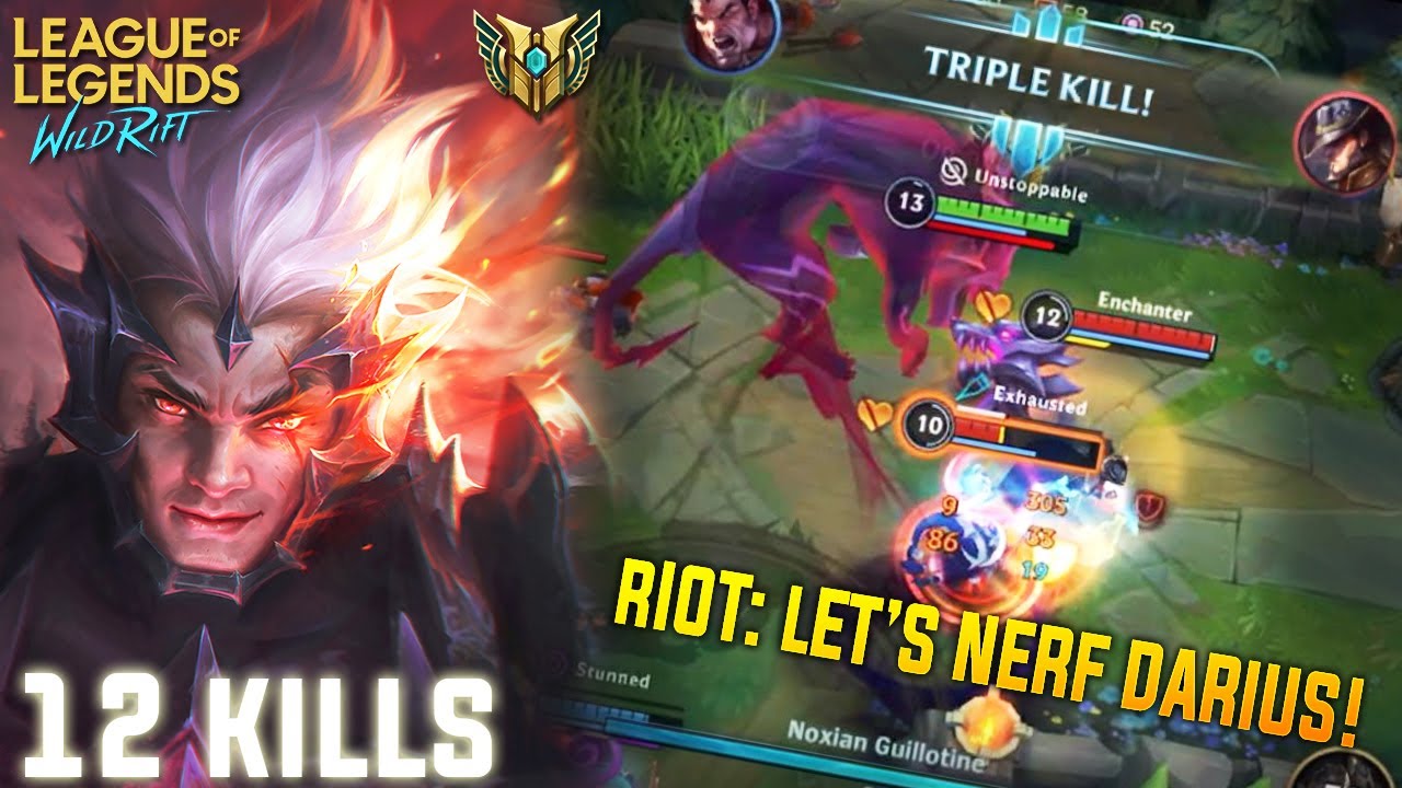 THIS IS WHY RIOT NERF DARIUS | PERFECT LAST HIT | WILDRIFT
