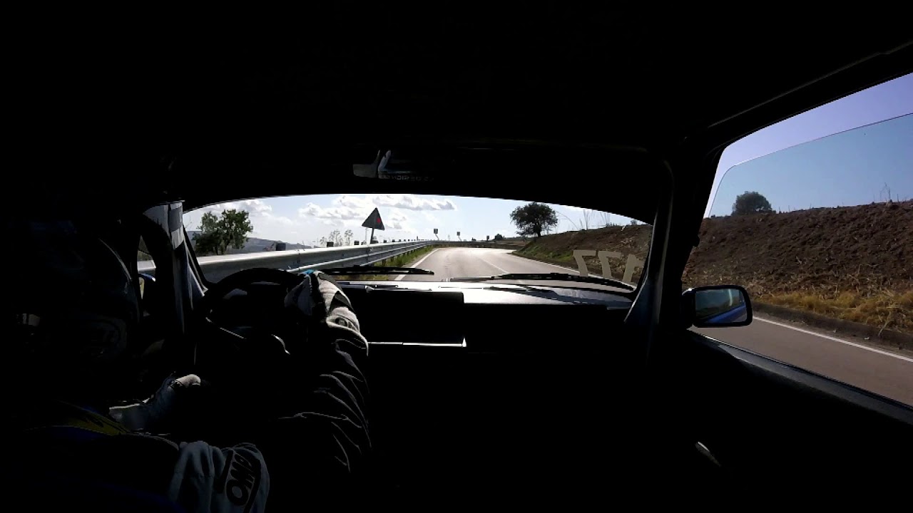 AERON RENAULT 5 GT TURBO COPPA NISSENA 2017 ON BOARD GARA 2