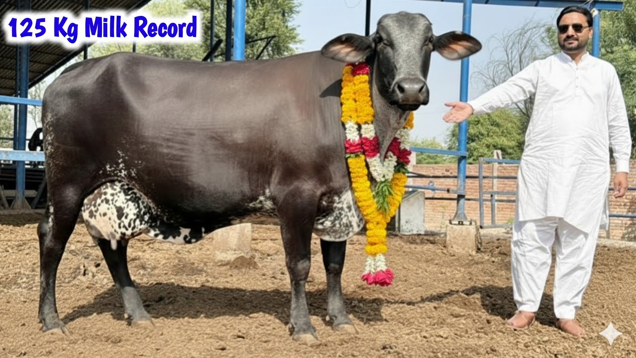 Girlando Cow In Punjab | Best Milk Breed Pakistan | Subhan Dairy Farm | PK Janwar Mandi 2025