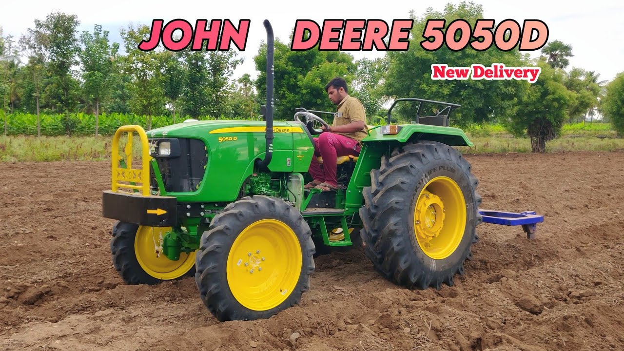 John Deere 5050D 16 size tyre model tractor | Cultivator performance | Lift sensing | New delivery