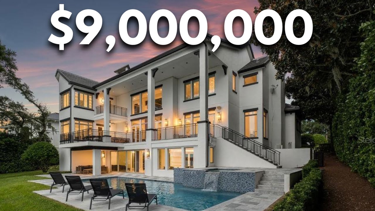 Tour Inside a $9,000,000 Home in Orlando's Most Exclusive Neighborhood!