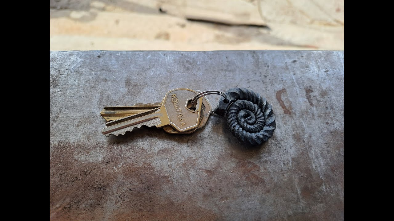 Forging an Ammonite Keyring / Pendant