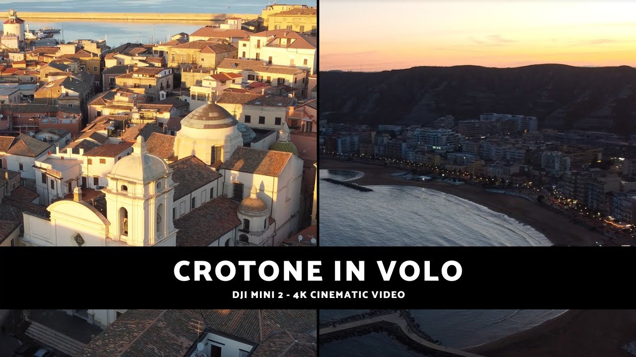 Crotone in volo (Calabria) | DJI Mini 2 | 4K Drone Video