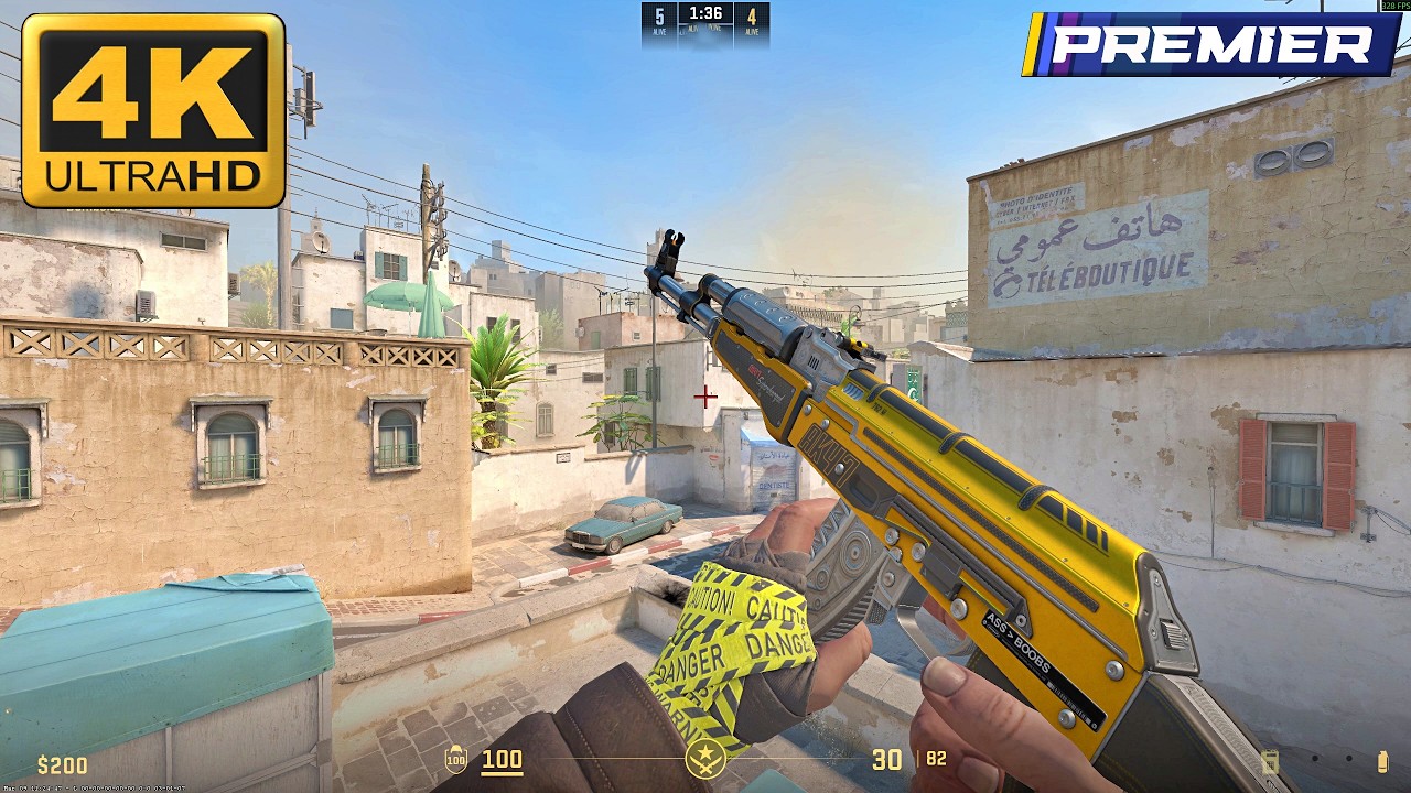 Counter Strike 2 | Dust 2 | Full 4K Gameplay | Premier