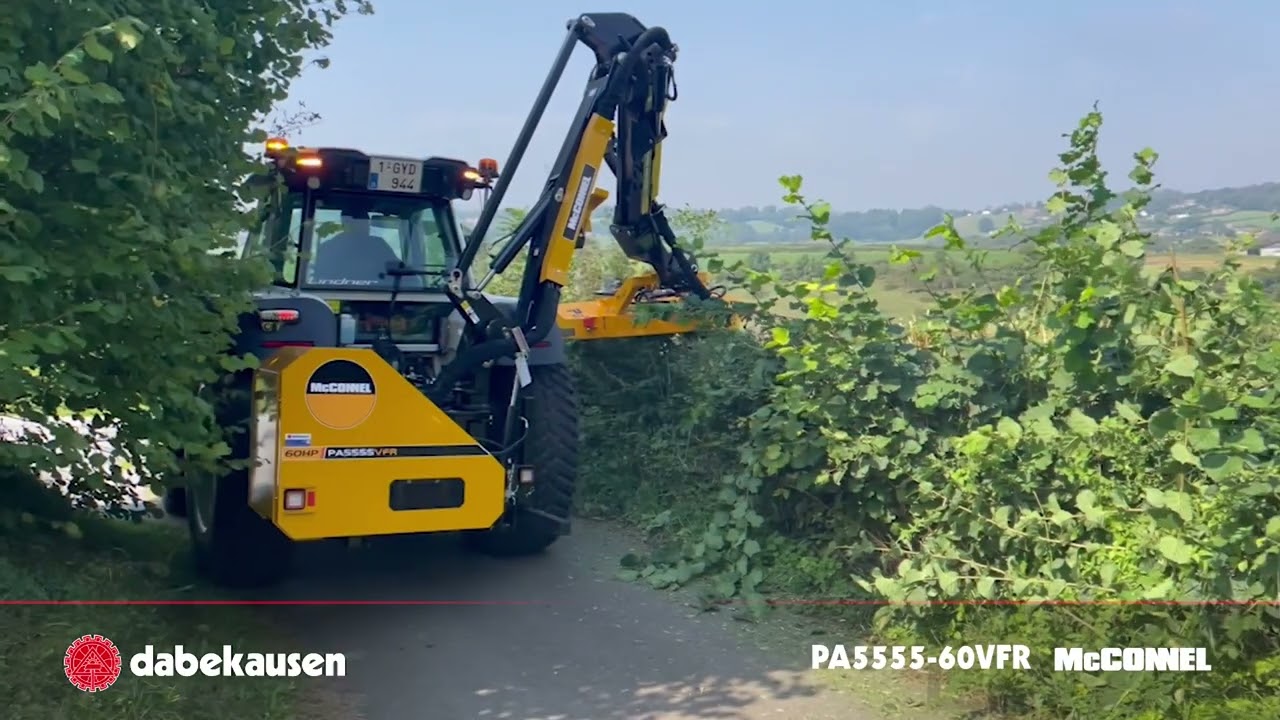 McConnel PA5555-60VFR - Multicut 1200 maairotor - Power RM1300pro heggensnoeier