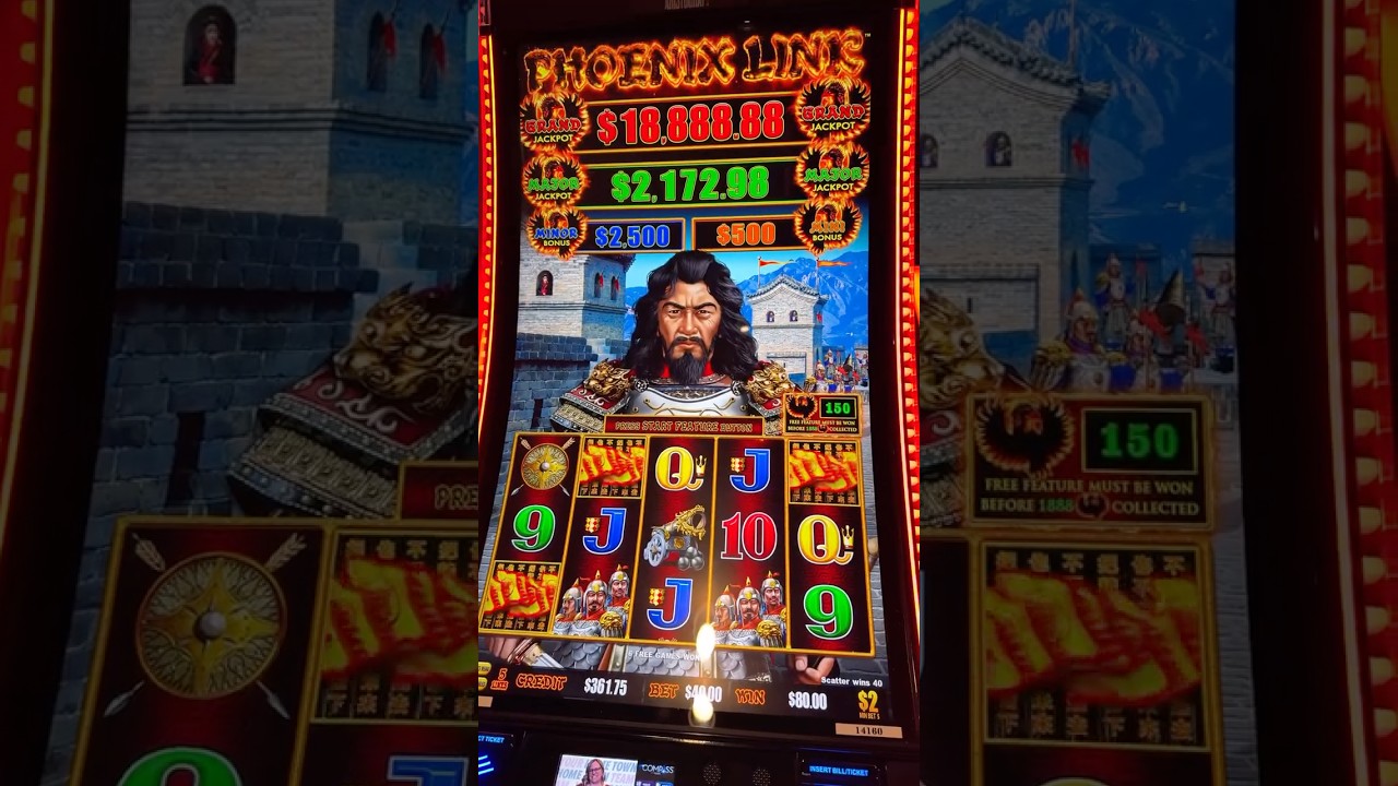 O m&oacute;j Boże! Przypadkowy BONUS 40 $ PHOENIX LINK! Ile WYGRAŁEM! #slot #kasyno #hazard