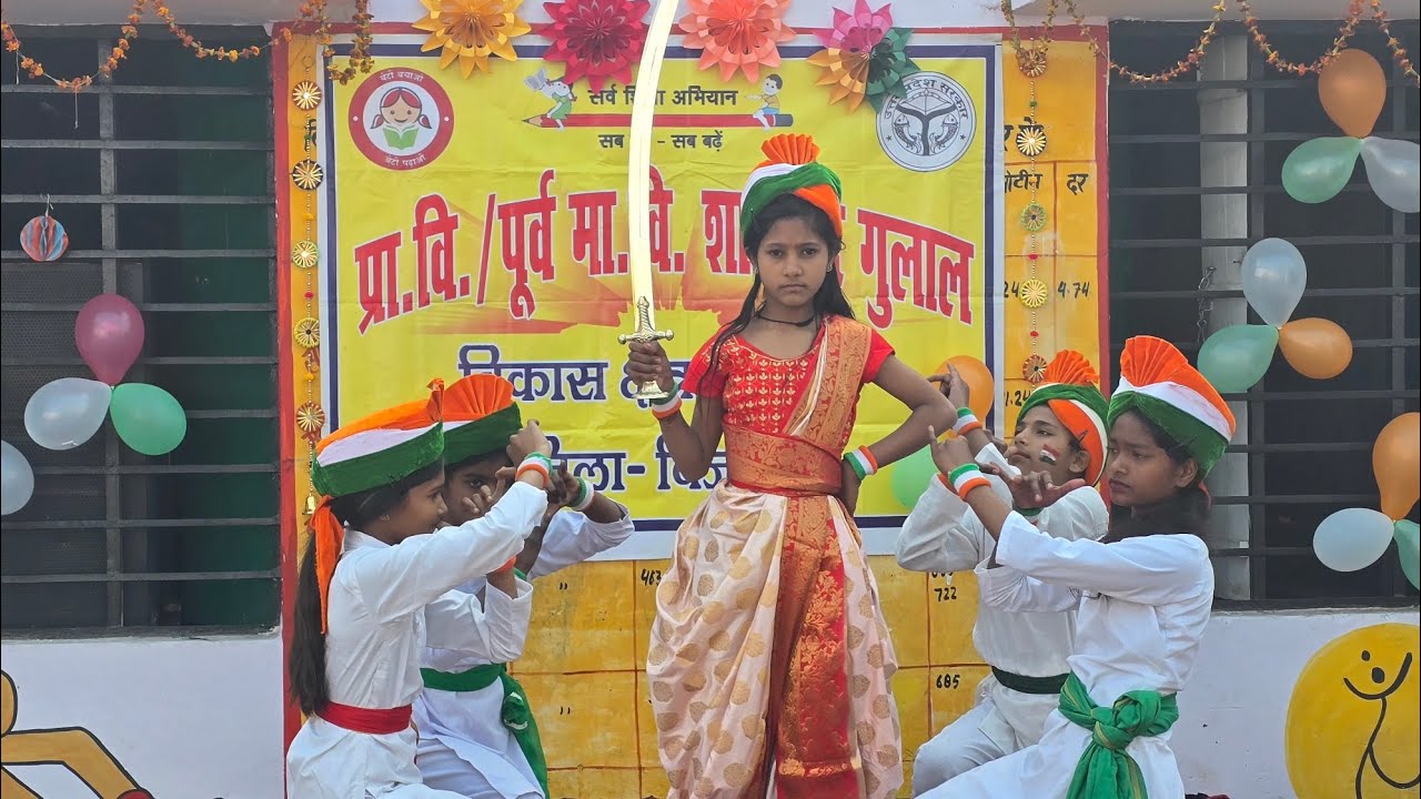 Yoddha ban gyi mai#republic day performance #basiceducation#chhoonahaiaasman@manisingh