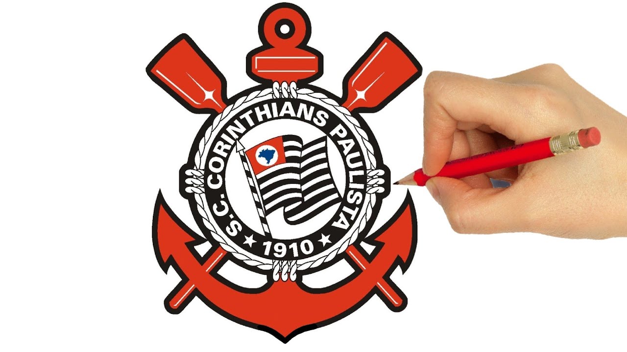COMO DESENHAR O ESCUDO DO CORINTHIANS