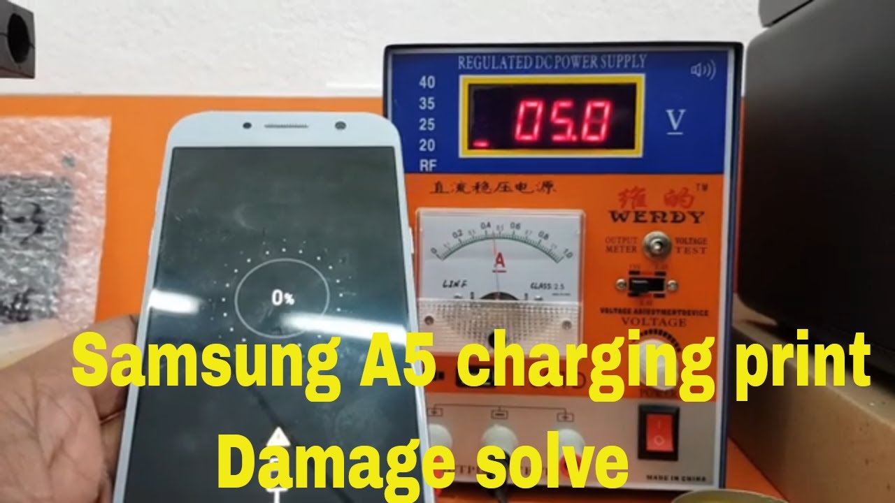 samsung galaxy a5 2017 charging port print problem