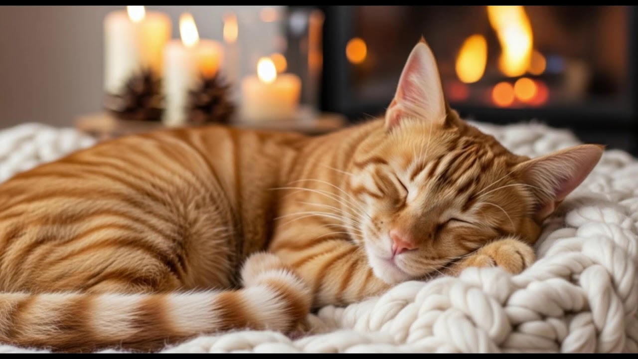 Cat Music For Anxiety 🎵 Deep Sleep And Stress Relief With Soft 432Hz Tones And Cozy Night Calm