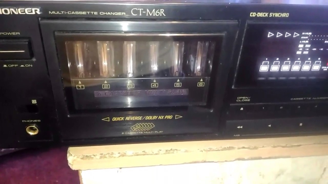 Pioneer CT-M6R. Видеодемонстрация работы.