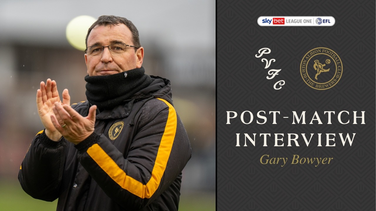 Post-Match | Gary Bowyer after Port Vale