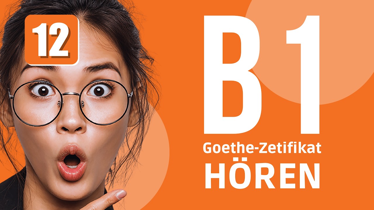 B1 H&ouml;ren | Pr&uuml;fung Goethe Zertifikat 2026 | &Uuml;bung mit L&ouml;sungen | Teil 1-4 | #13