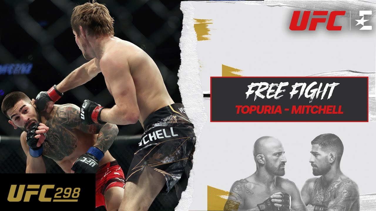 UFC 298 | ILIA TOPURIA vs. BRYCE MITCHELL | UFC Free Fight