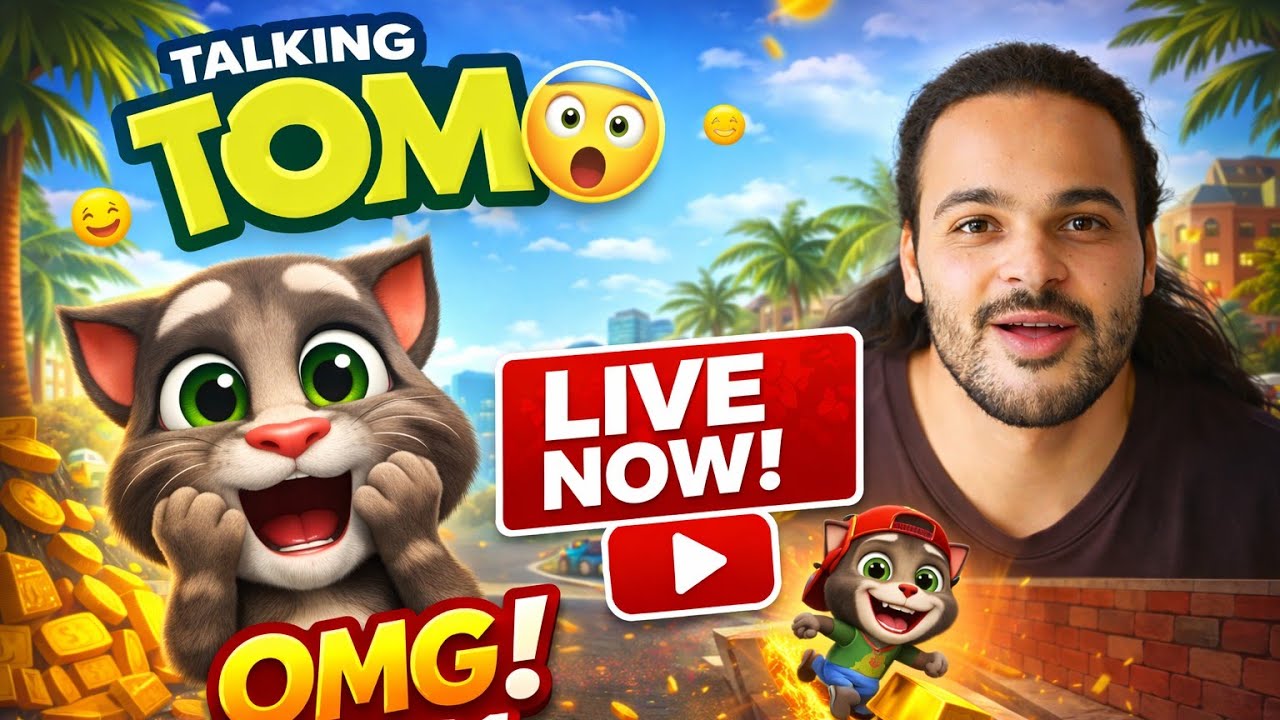  Gaming is live With Talking tom 🐱🐱🐱