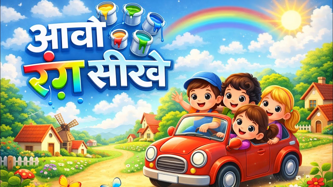 लाल हरा पीला Colours Song | Learn Colours in Hindi | Rang Seekho for Kids