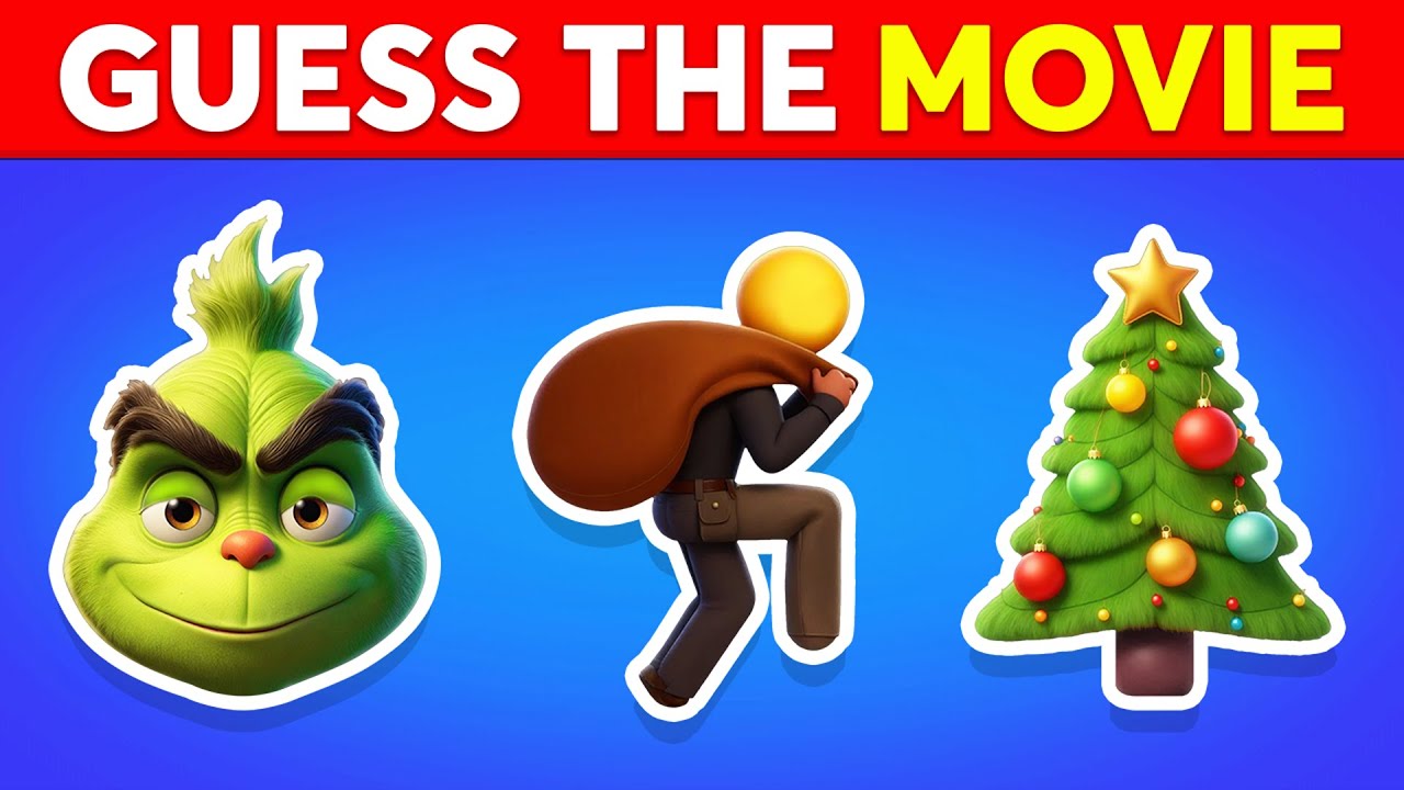 Угадай рождественский фильм по эмодзи? 🎄🎬 Рождественская викторина