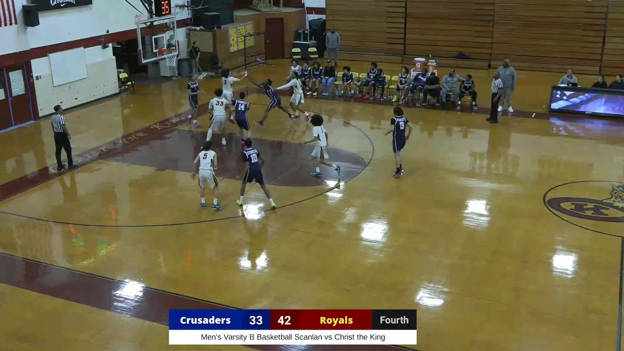 Men's Varsity B Basketball Scanlan vs Christ the King