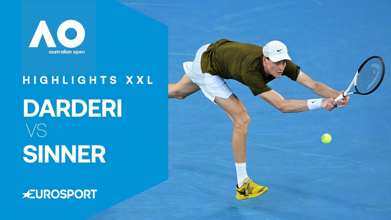 Luciano Darderi - Jannik Sinner | Highlights XXL deutsch | Achtelfinale | Australian Open 2026