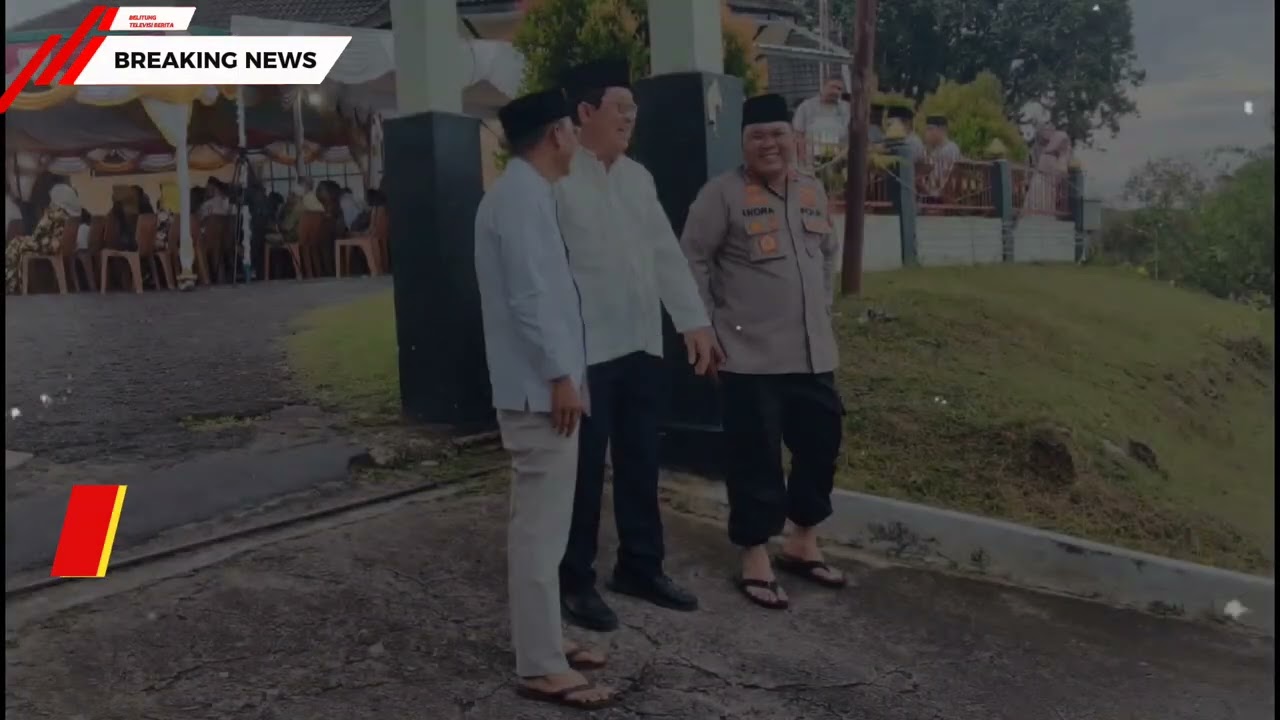 Acara Safari Ramadhan Gubernur Babel Di Kediaman Bupati Beltim