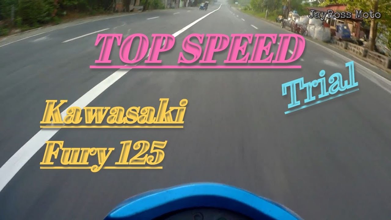 Kawasaki Fury 125 Top Speed [Stock Bore and Stroke] [Kawasaki Athlete 125] Trial