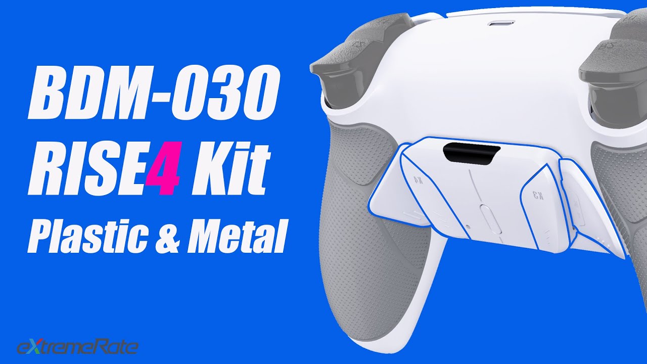 How to Install eXtremeRate RISE4 Remap Kit on PS5 BDM 030 Controller - Plastic & Metal