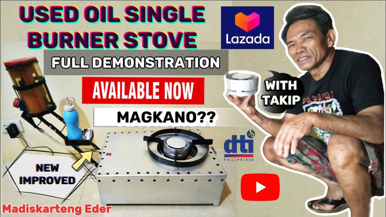 FULL DEMONSTRATION PARA SA BIBILI NG USED OIL BURNER STOVE | MAGKANO? | Madiskarteng Eder