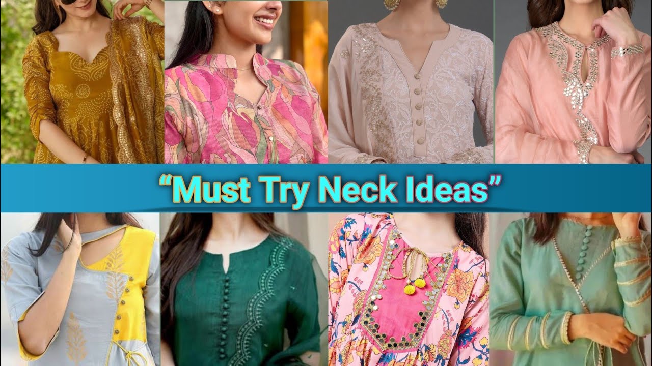 😎💯👉Apka favourite suits neck design//kurti neck design #suit #kurti #viral 