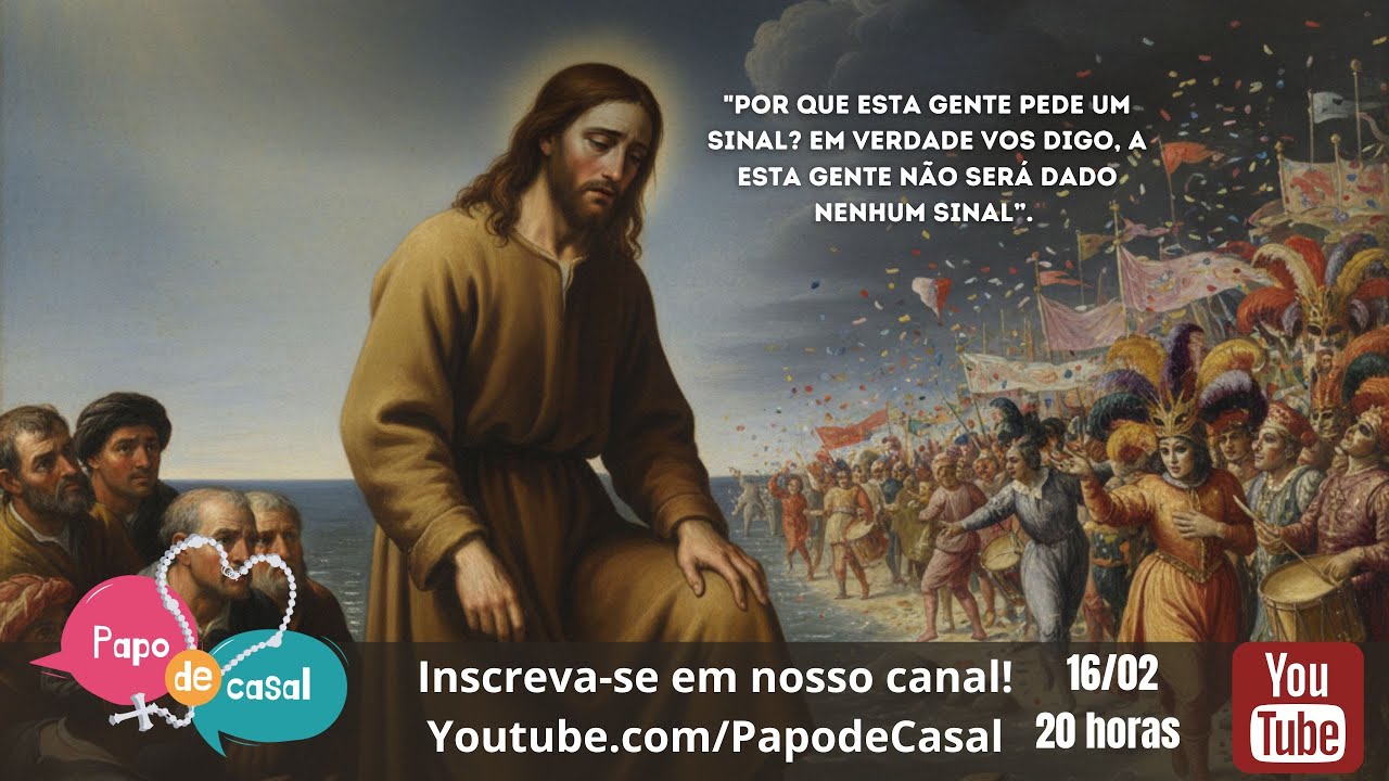 “Por que esta gente pede um sinal? Em verdade vos digo, a esta gente não será dado nenhum sinal”.