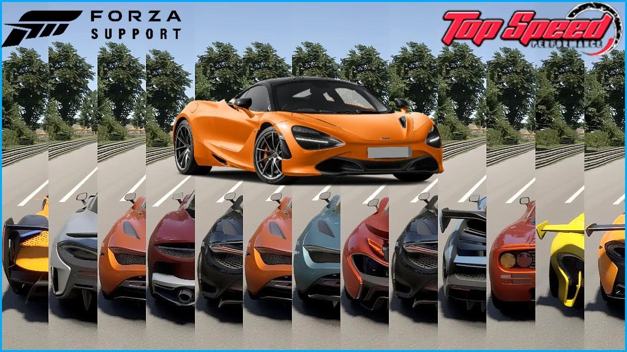 Top Fastest Mclaren Cars - Forza Motorsport 8 | Acceleration | 2024