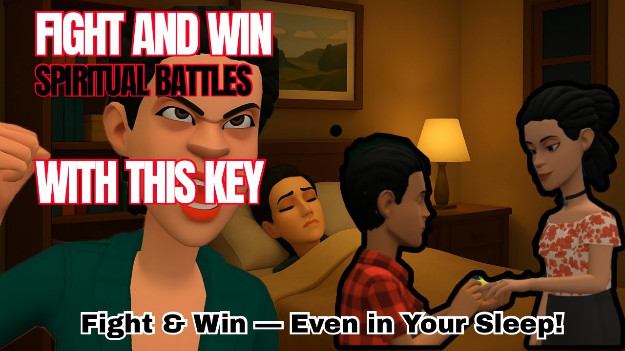 HOW TO FIGHT AND WIN IN THE SPIRIT WHEN ASLEEP. CHRISTIAN ANIMATION 