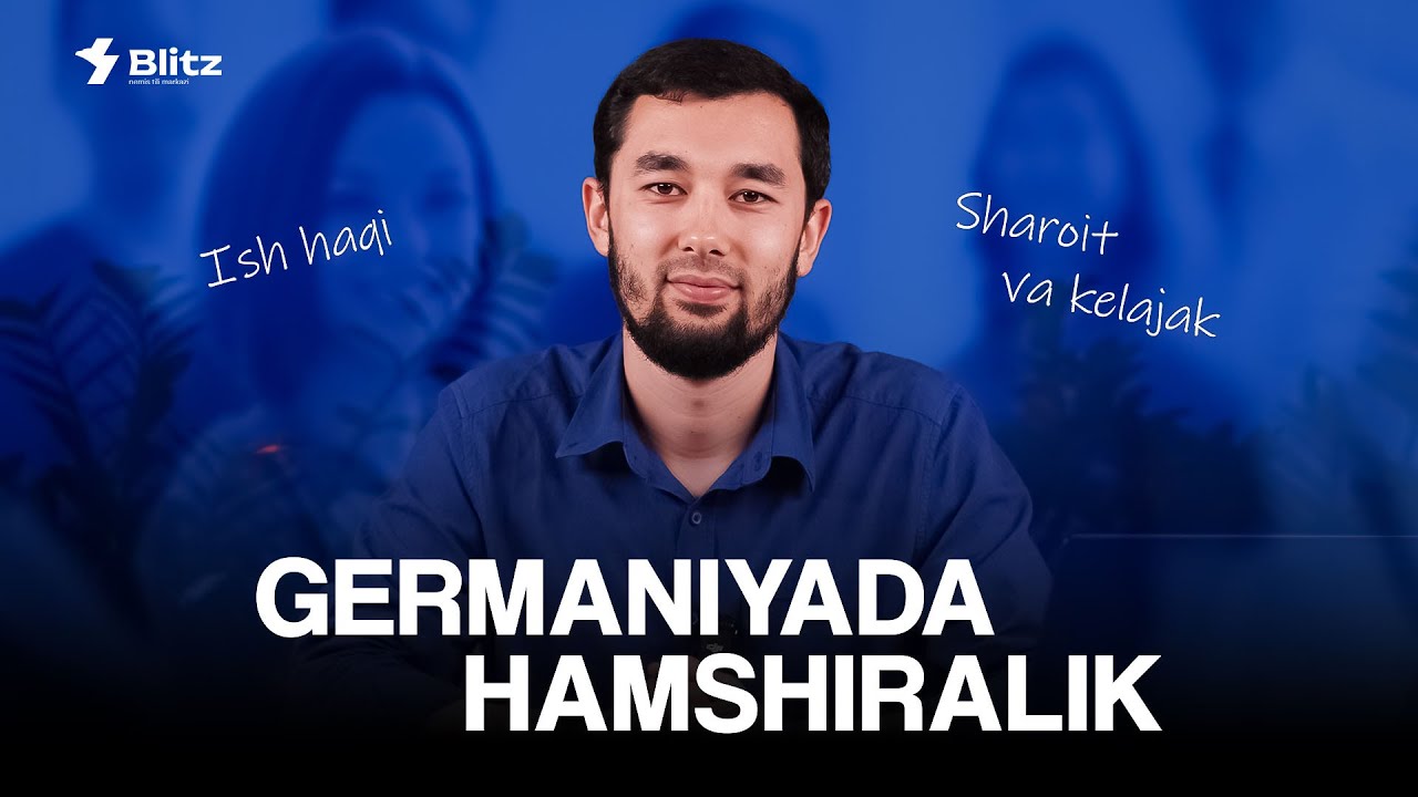 Germaniyada hamshira bo'lib ishlash imkoniyati! | Germaniyaga yo'l
