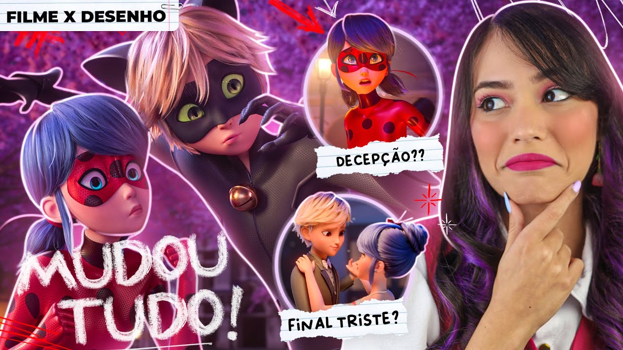 ASSISTI MIRACULOUS: O FILME!!! 👀 | O que eu achei COM SPOILER - Desenho x Filme