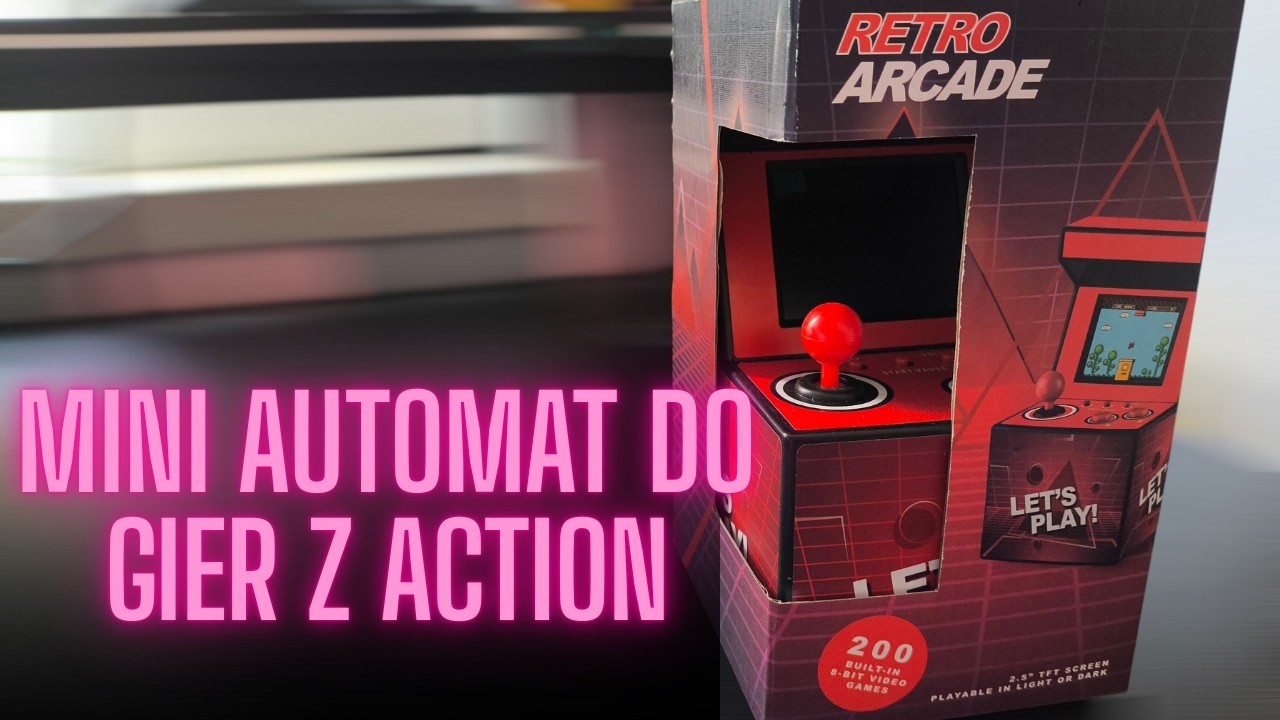 Piękna Retro Konsola z Action 🎮  Mini Automat Recenzja i Gameplay