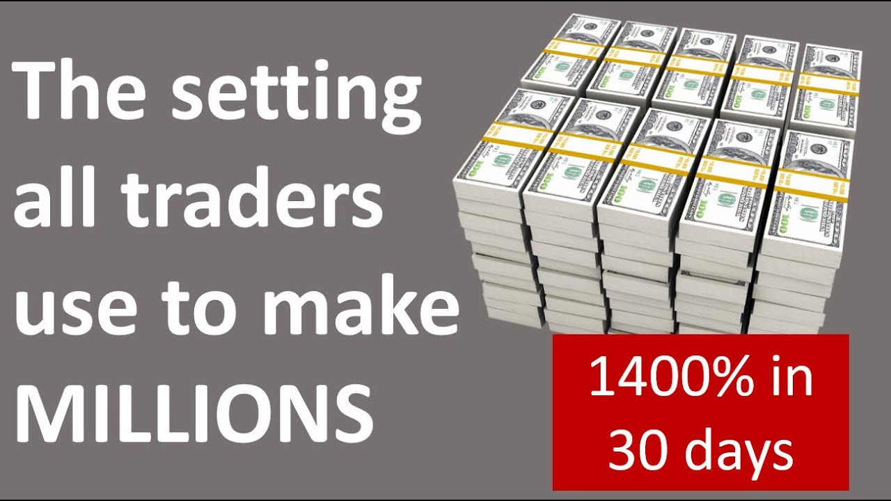 100 Percent of all trades have an important setting that will make or break your trading account.