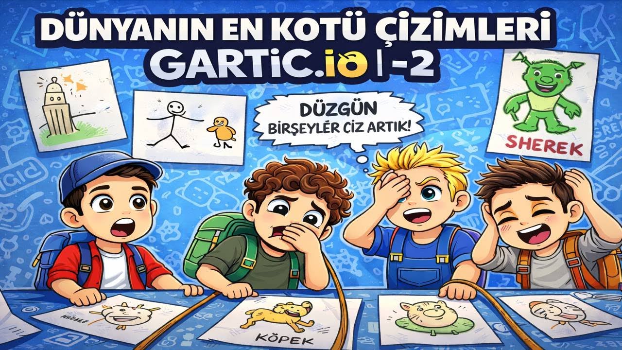 DÜNYANIN EN KOTU ÇİZİMLERİ | GARTİC.İO | -2