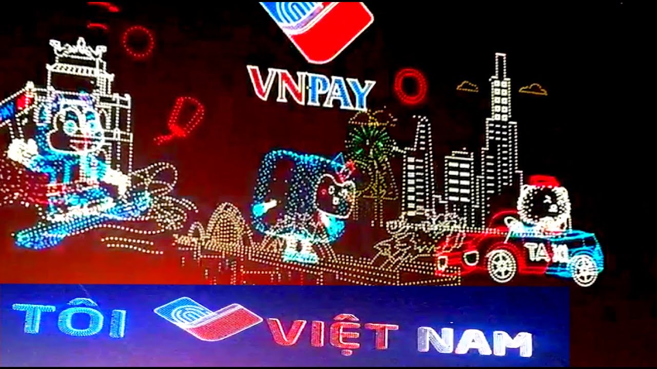 Pháo Hoa, Màn Diễn 3D Đặc Sắc Ở Bến Bạch Đằng Đêm 28 /4