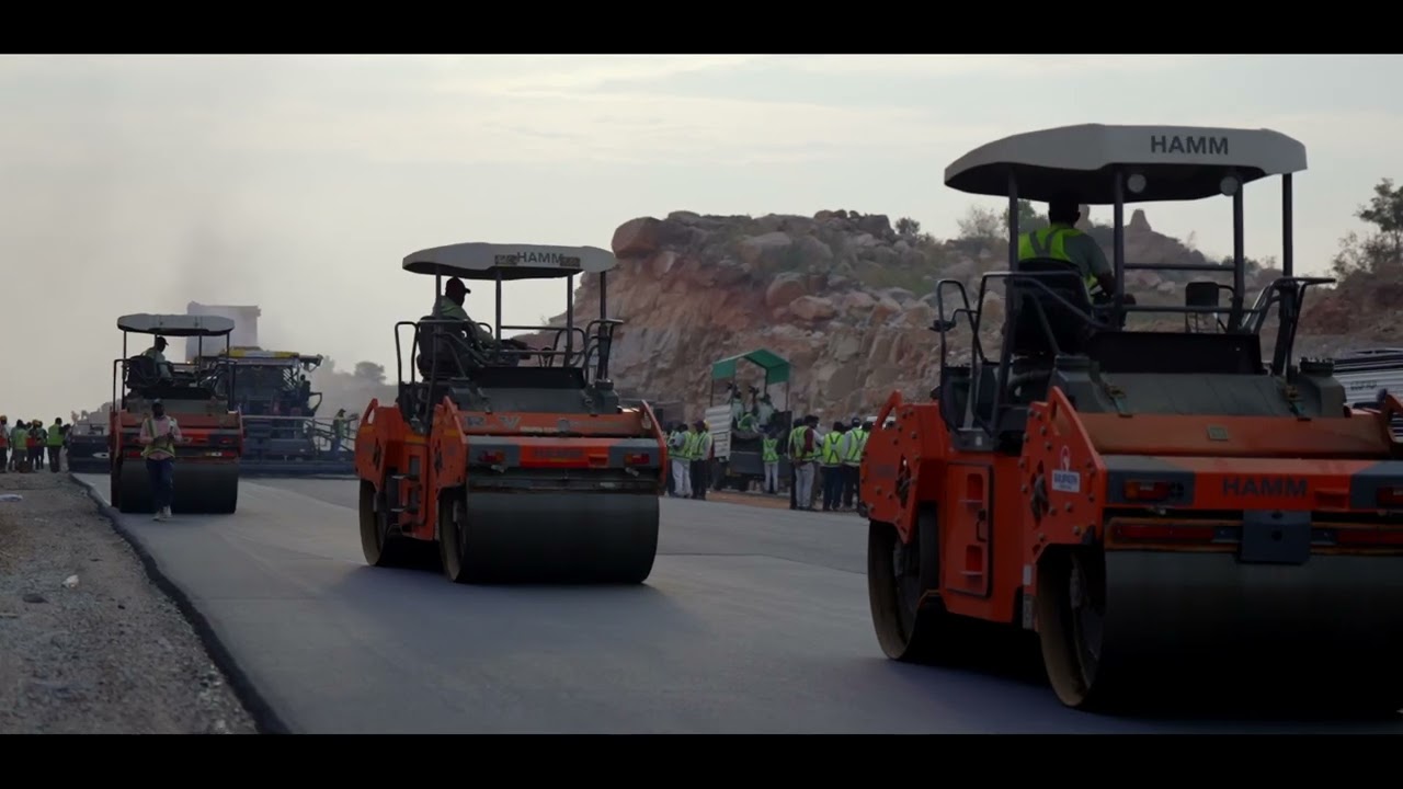 NHAI Creates History with Two Guinness World Records in Continuous Bituminous Concrete Paving