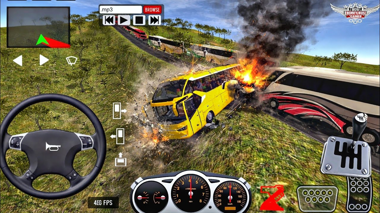 Indonesia Coach bus driving | Euro bus simulator 2025 Android gameplay