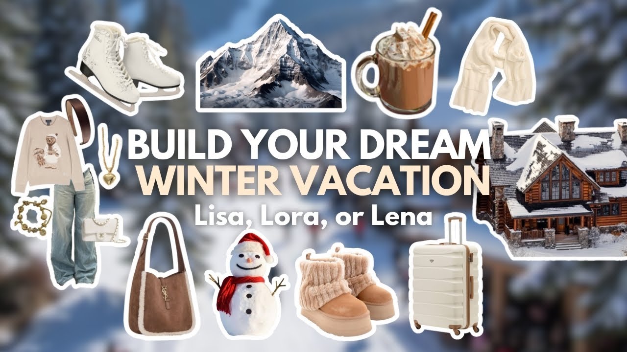 Build your Dream WINTER VACATION 🏂⛄❄️ | Lisa, Lora or Lena