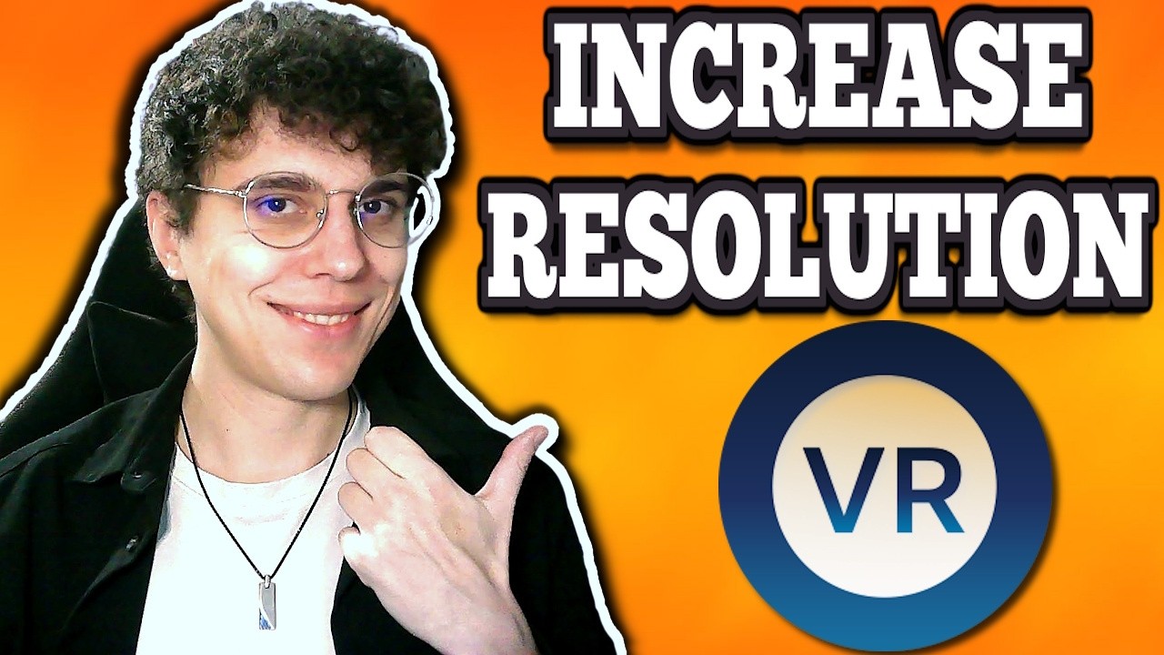 How To Fix Low Quality On Steam VR | Increase Resolution In SteamVR