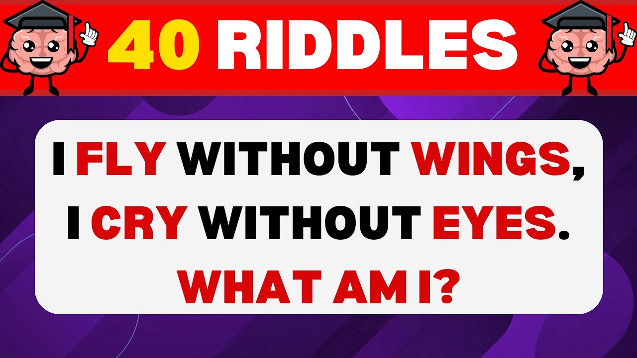 40 Mind-Bending Riddles to Test Your Brain! | Can You Solve Them All?