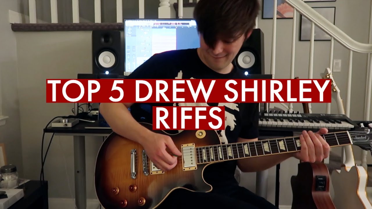 Top 5 Drew Shirley Guitar Riffs - Switchfoot